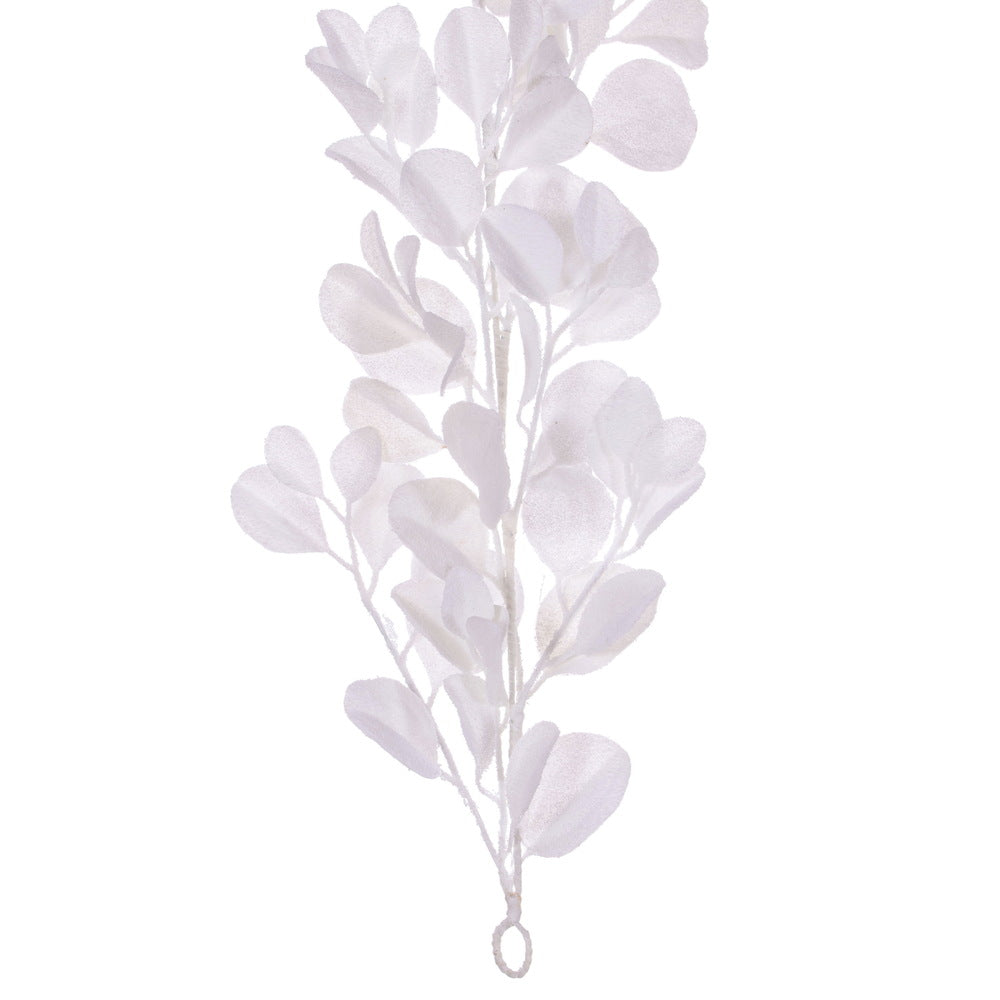 Vickerman 6' White Artificial Dogwood Snowy Garland