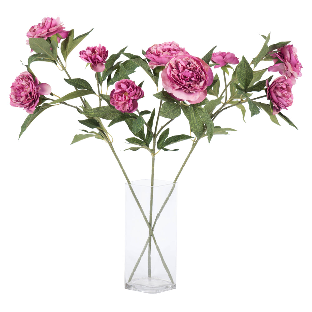 Vickerman 27" Artificial Pink Rose Spray