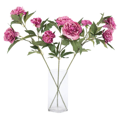 Vickerman 27" Artificial Pink Rose Spray