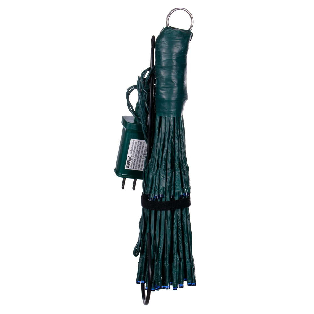 Vickerman 80Lt x 16" Green Starburst Blue 5mm LED Lights.