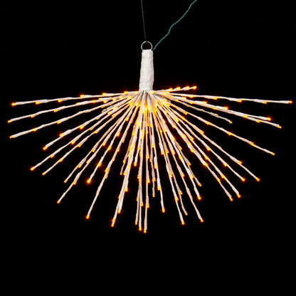 Vickerman 240Lt x 32" White Starburst Yellow 5mm LED Lights.