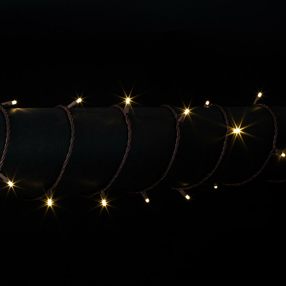 Vickerman 50 Warm White Coaxial Non-Rectified LED Light 25' Long Christmas Light Strand