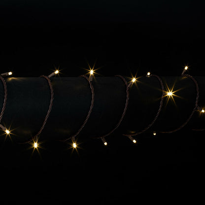 Vickerman 50 Warm White Coaxial Non-Rectified LED Light 25' Long Christmas Light Strand