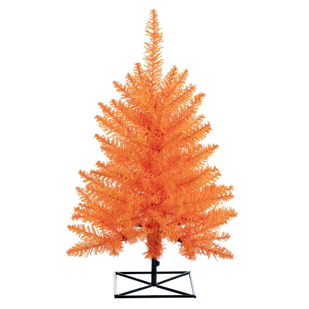 Vickerman 3' Orange Fir Artificial Christmas Tree Unlit