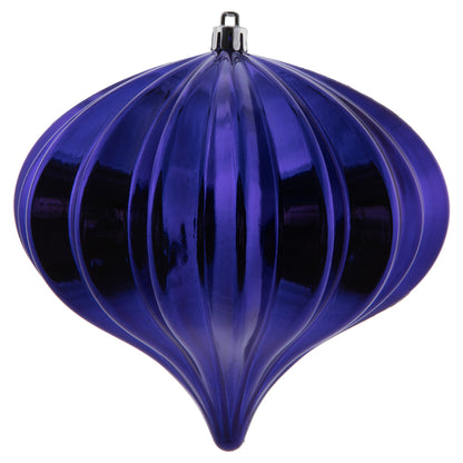 Vickerman 5.7" Purple Shiny Onion Christmas Ornament UV treated Set of 3