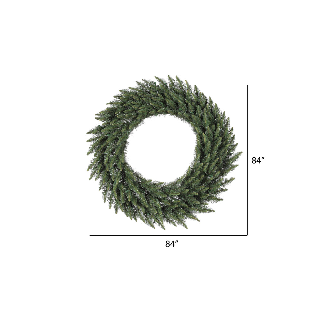 Vickerman 84" Camdon Fir Artificial Christmas Wreath Unlit
