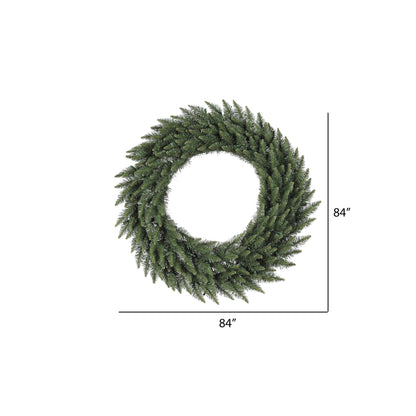 Vickerman 84" Camdon Fir Artificial Christmas Wreath Unlit
