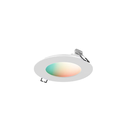 DALS Smart RGB+CCT Recessed Panel Light | LED Dimmable Ceiling Pot Light | Tunable 2700-6500K Multicolor | No Hub Required | Voice Control & APP Control | Works with Alexa & Google