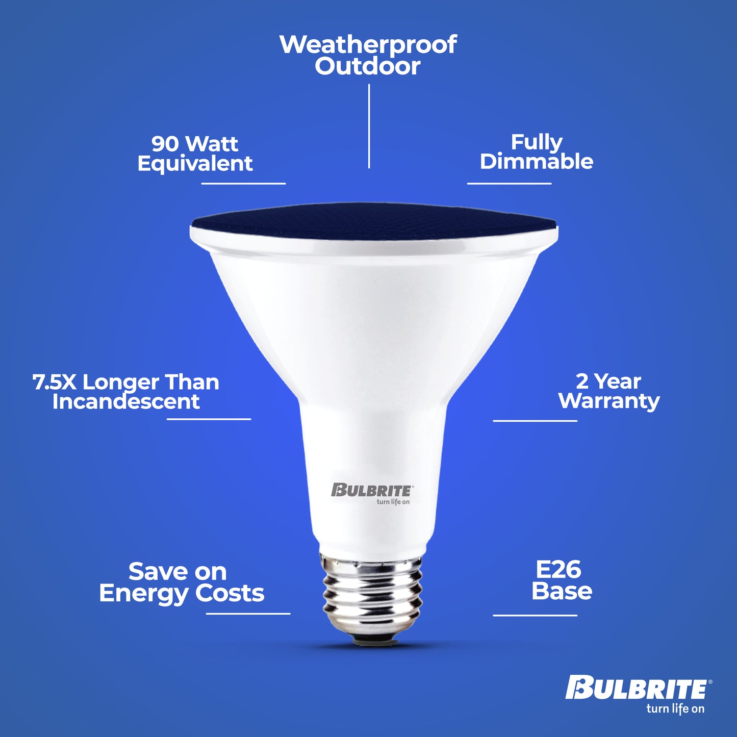 Bulbrite 772505 90-Watt Equivalent, Pink Color PAR38 Weatherproof Outdoor E26 Medium Base Flood LED Light Bulb