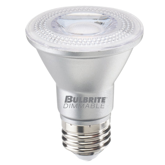 Bulbrite 7 Watt Dimmable Narrow Flood PAR20 Medium (E26) LED Bulb - 500 Lumens, 2700K, and 80 CRI