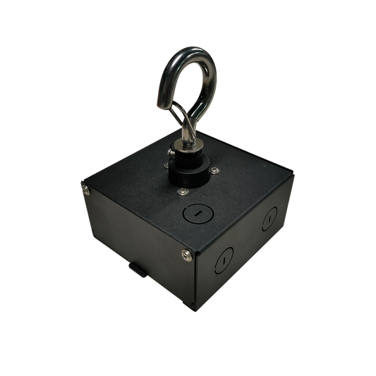 ASD Lighting Pendant Mount Bracket with J-box and Spring hook for LED UFO High Bays UHB