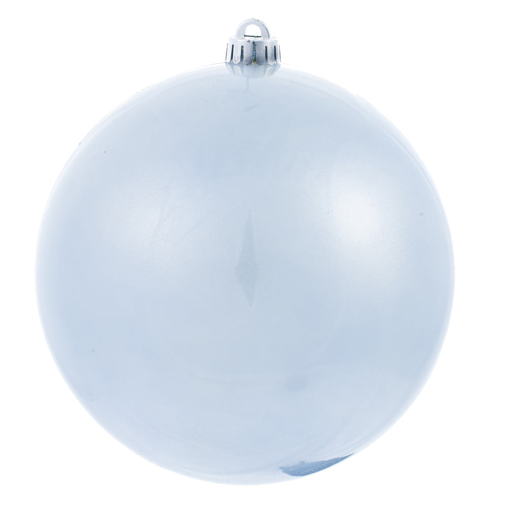 Vickerman 6" Periwinkle Candy Ball Ornament 4 per Bag