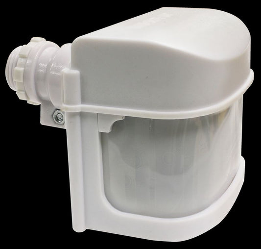 Westgate 240 Degree PIR Motion Sensor Short Arm 350W Max - IP65 - White, Outdoor Lighting, White Finish