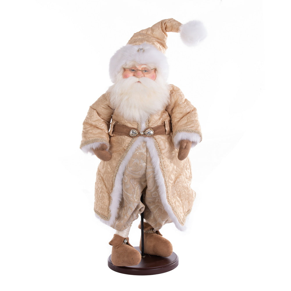 Vickerman 19" Rejoice Collection Santa Doll with Stand