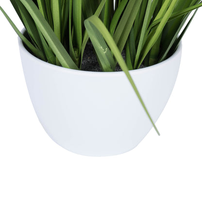Vickerman 41" Artificial Green Potted Bamboo and Grass.