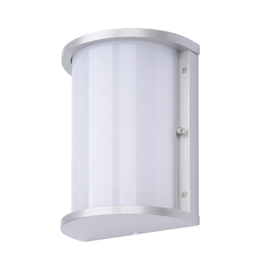 Euri Lighting EOL-WL10FR-3100SE Residential LED 12.5-Watt Half Cylinder Wall Sconce Wet Rated 6 Color Selectable Non-Dimmable Photocell Sensor