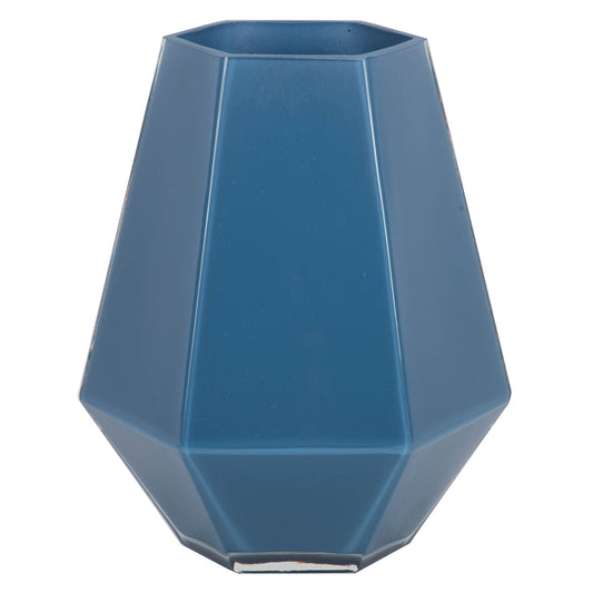 Vickerman 8.6" Hydro Hexagon Glass Vase