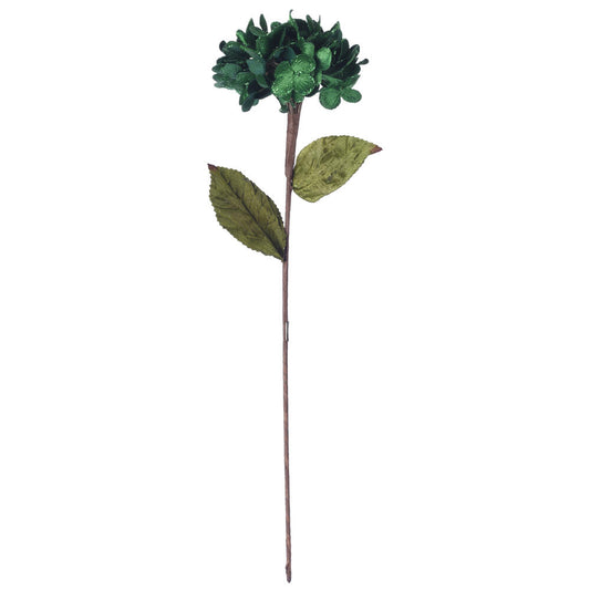 Vickerman 17" Artificial Emerald Hydrangea Christmas Spray 3 per bag