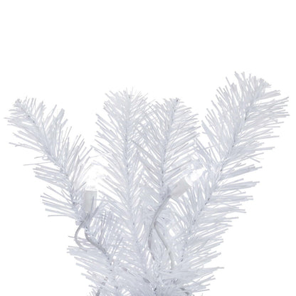 Vickerman 9' Crystal White Spruce Artificial Christmas Garland Pure White LED Mini Lights