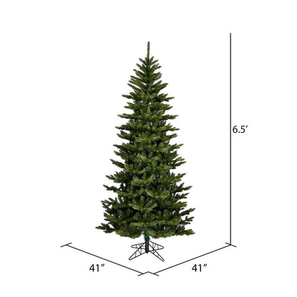 Vickerman 6.5' x 41" Slim Natural Fraser Fir Artificial Christmas Tree Unlit
