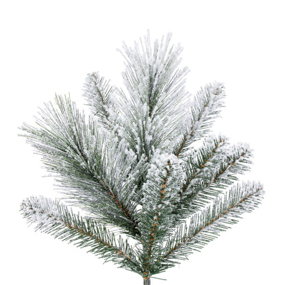 Vickerman 12' x 64" Flocked Jackson Pine Artificial Unlit Christmas Tree.