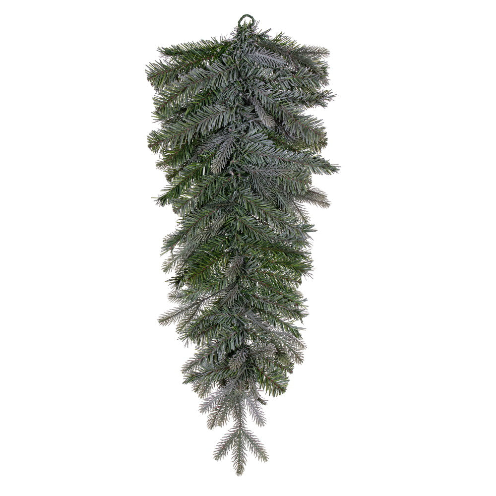 Vickerman 36" Frosted Douglas Fir Artificial UnLit Teardrop.