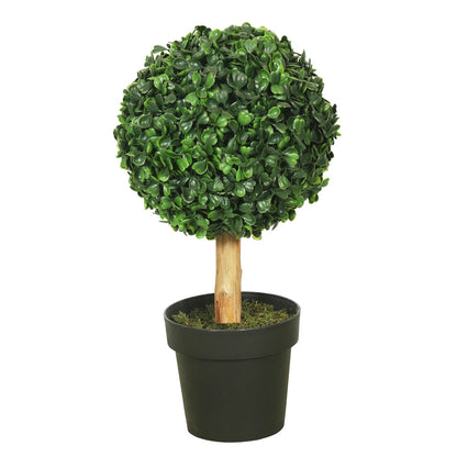 Vickerman 10" Artificial Green Boxwood Topiary.