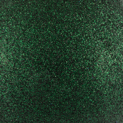 Vickerman 4" Midnight Green Glitter Ball Ornament 6 per Bag