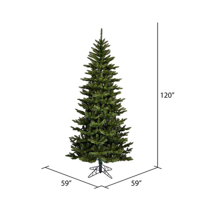 Vickerman 10' x 59" Slim Natural Fraser Fir Artificial Christmas Tree Unlit