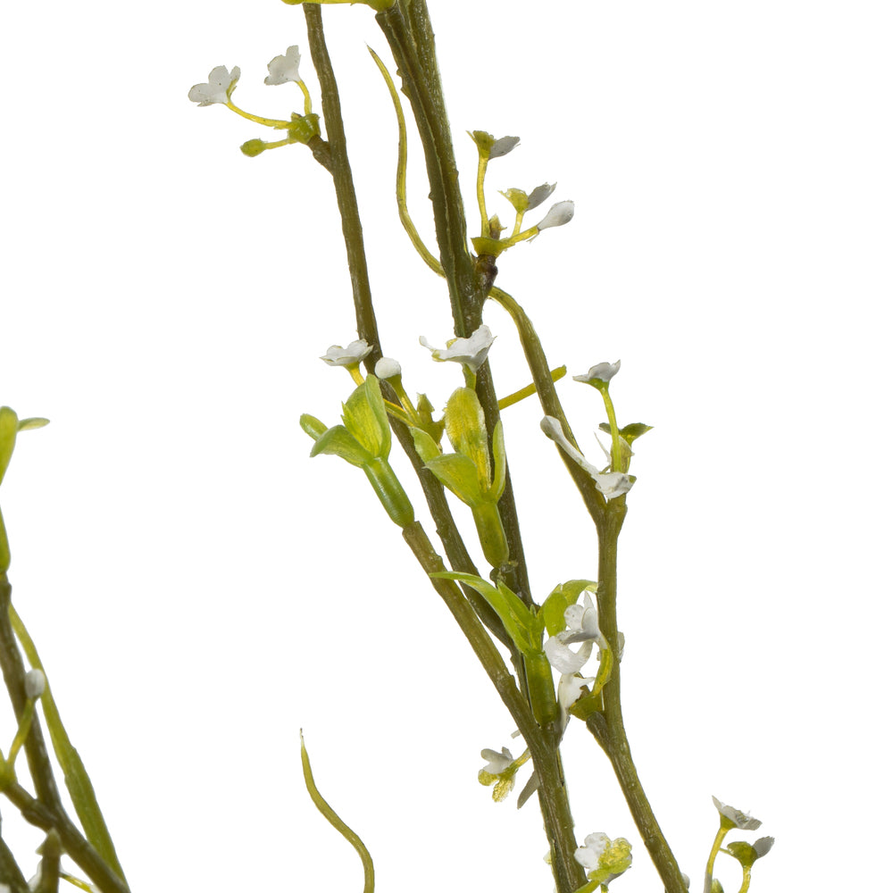 Vickerman 50" Artificial Green Mountain Prunus Stem