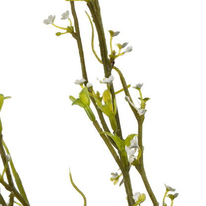 Vickerman 50" Artificial Green Mountain Prunus Stem