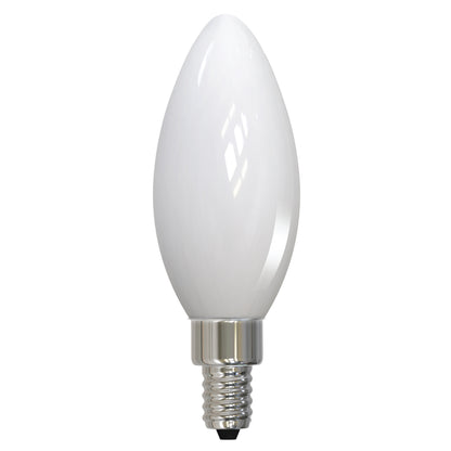 Bulbrite 776401 5W LED B11 3000K - 1800K FILAMENT MILKY WARM DIM E12