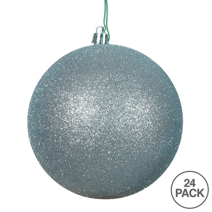 Vickerman 2.4" Silver Glitter Ball Ornament 24 per Bag