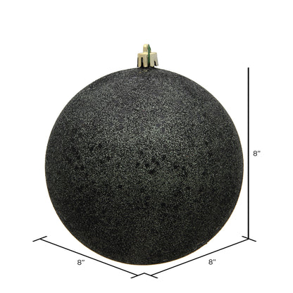 Vickerman 8" Gunmetal Sequin Ball Ornament