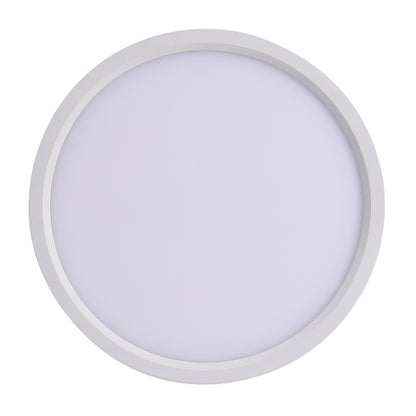 ASD Lighting LED Round Surface Mini Panel 9" 18W 120V CCT Selectable 3000/4000/5000K Dimmable White ETL Energy Star 6pack