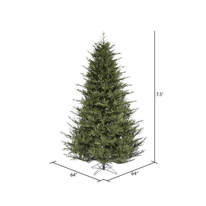 Vickerman 7.5' x 64" Itasca Fraser Artificial Christmas Tree Unlit