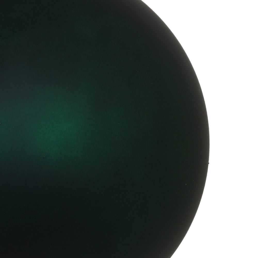 Vickerman 8" Midnight Green Matte Ball Ornament