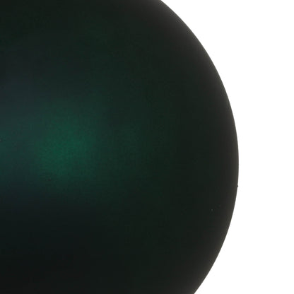 Vickerman 8" Midnight Green Matte Ball Ornament