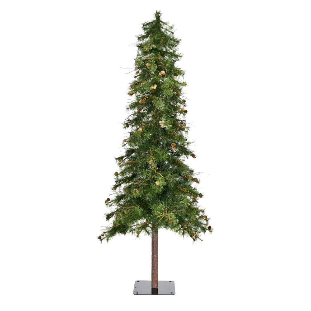 Vickerman 7' Mixed Country Alpine Artificial Christmas Tree Unlit
