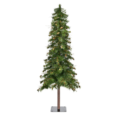 Vickerman 7' Mixed Country Alpine Artificial Christmas Tree Unlit