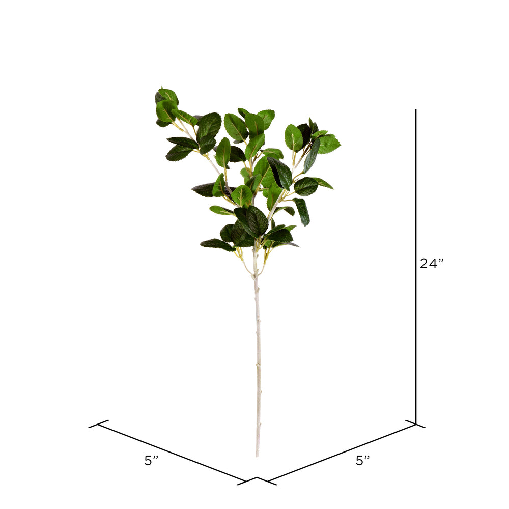 Vickerman 24" Artificial Mint Spray. Includes 3 sprays per pack.