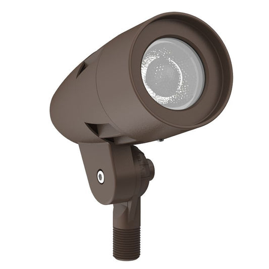 Westgate X-Gen Pro Bullet 120-277V 5-15W Select, 30/40/50K Select, 25-65-Degree, Bronze, Outdoor Lighting, 5W/10W/15W, 95 Lumens/W, 30K/40K/50K, Bronze Finish, 0~10V Dimming