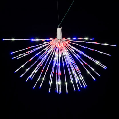Vickerman 240Lt x 32" White Starburst Blue 5mm Twinkle LED Lights.