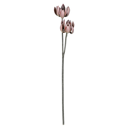 Vickerman 30" Artificial Rust Brown Echeveria Spray.