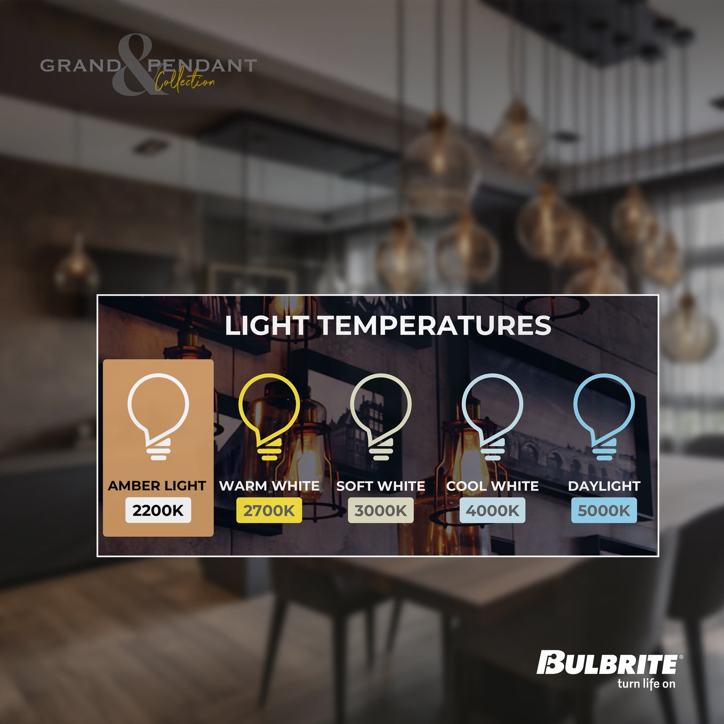 BULBRITE FIXTURES DIRECT WIRE PENDANT KIT VINTAGE GUNMETAL SOCKET WITH SILVER CORD AND LED BEEHIVE SHAPED MEDIUM SCREW (E26) 4W DIMMABLE GRAND NOSTALGIC FILAMENT LIGHT BULB 2200K/AMBER 60W INCANDESCENT EQUIVALENT 1PK (810082)