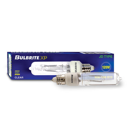 BULBRITE HALOGEN T4 MINI-CANDELABRA SCREW (E11) 250W DIMMABLE LIGHT BULB 2900K/SOFT WHITE 5PK (610251)