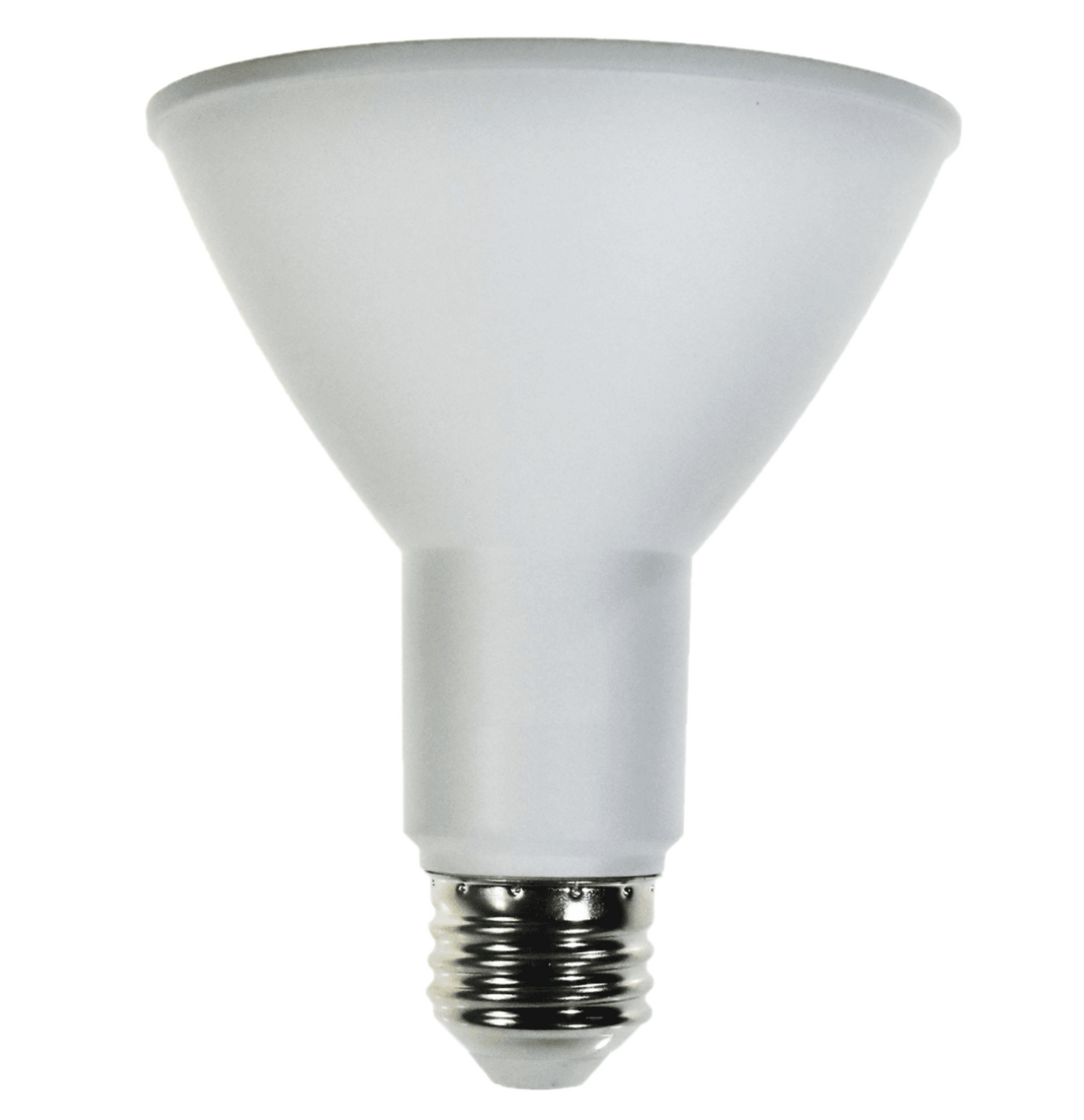 Damar PAR30 LED Long Neck Flood Light Bulb 8W 800 Lumen E26 Medium Base 4000K Cool White Ideal for Track & Recessed Spot Light Bulbs 120V 40° Beam Angle Dimmable White Finish Pack of 6