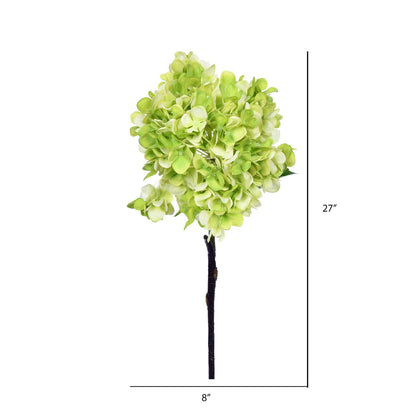 Vickerman 27" Artificial Green Hydrangea Stem