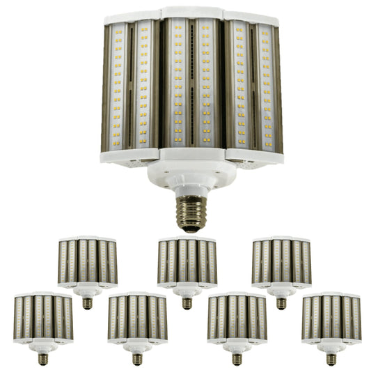 Damar- LED Parking Lot Street Lamp Fold Out to Burn 110W 12650 Lumens 4000K Cool White E39 Mogul Base 100-277V UL Listed Pack of 8- Commercial Security Flood Lights for Barn Yard Stadium Roadway