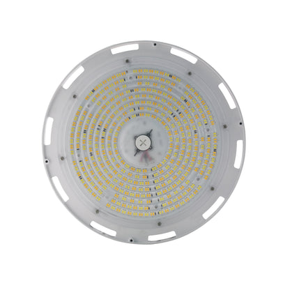 ASD Lighting LED UFO High Bay with Q-base Power Adjustable 100/150/200W 120-277V CCT Selectable 3000/4000/5000K Dimmable White UL DLC Premium